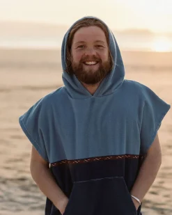 Baja Recycled Towel Poncho