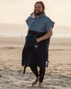 Baja Recycled Towel Poncho