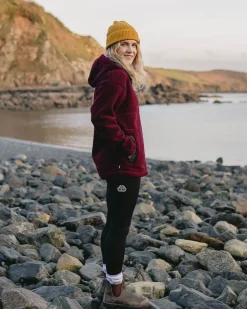 Calla Hooded Recycled Polar-Lined Fleece