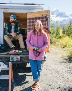 Clementine Recycled Quilted Popper Up Hoodie