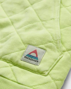 Clementine Recycled Quilted Popper Up Hoodie