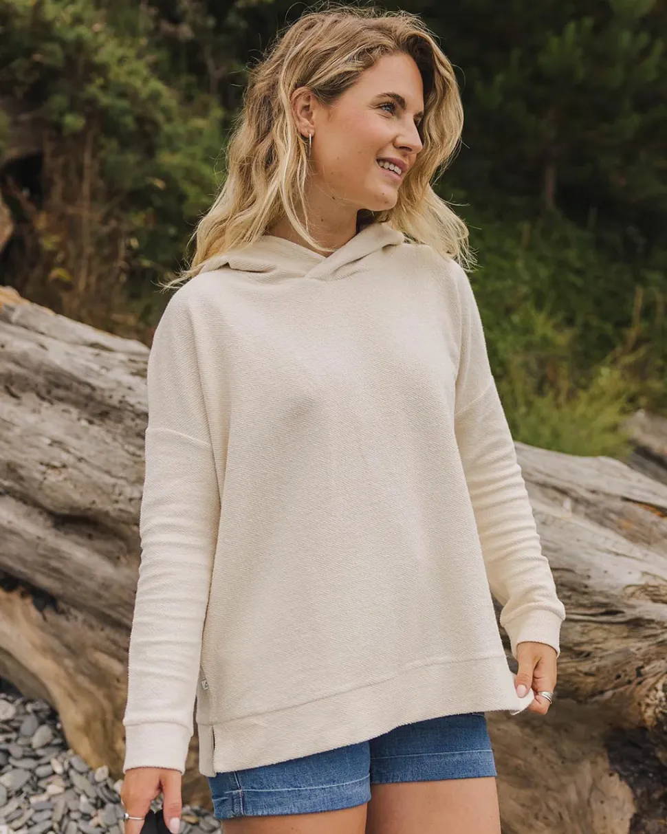 Clove Organic Cotton Textured Hoodie