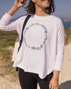 Daisy Chain Recycled Cotton LS T-Shirt