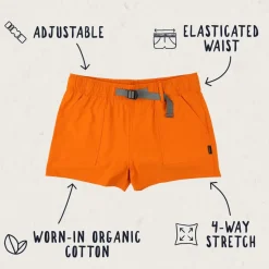 Del Sur Hemp All Purpose Shorts