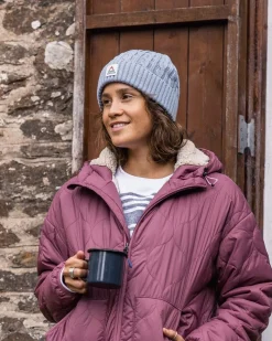 Fireside Recycled Cable Knit Beanie