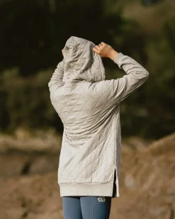Getaway Recycled Cotton Quilted Full Zip Hoodie