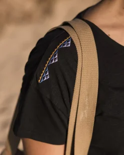 Henna Recycled Cotton Tassel T-Shirt