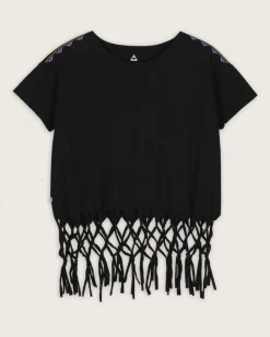 Henna Recycled Cotton Tassel T-Shirt