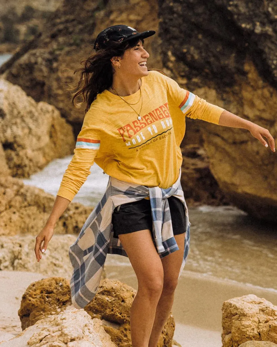 La Sarena Recycled Cotton Oversized LS T-Shirt