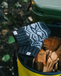 Lily Recycled Fleece Lined Fingerless Mittens