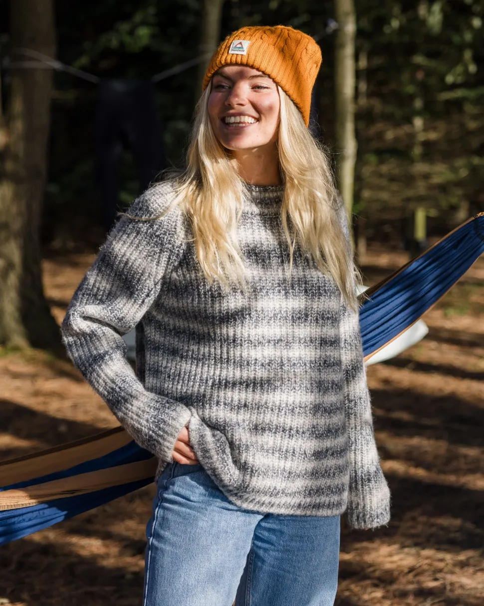 Mountainside Mock Neck Recycled Knitted Jumper