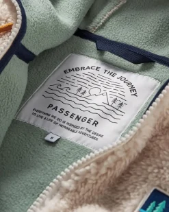 Nestling Recycled Sherpa Hooded Fleece