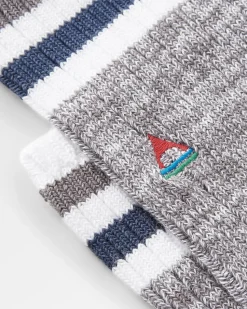 Organic Mid-weight Rib Socks