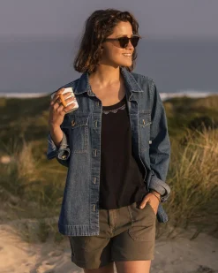 Poppy Recycled Cotton Tassel Tank Top