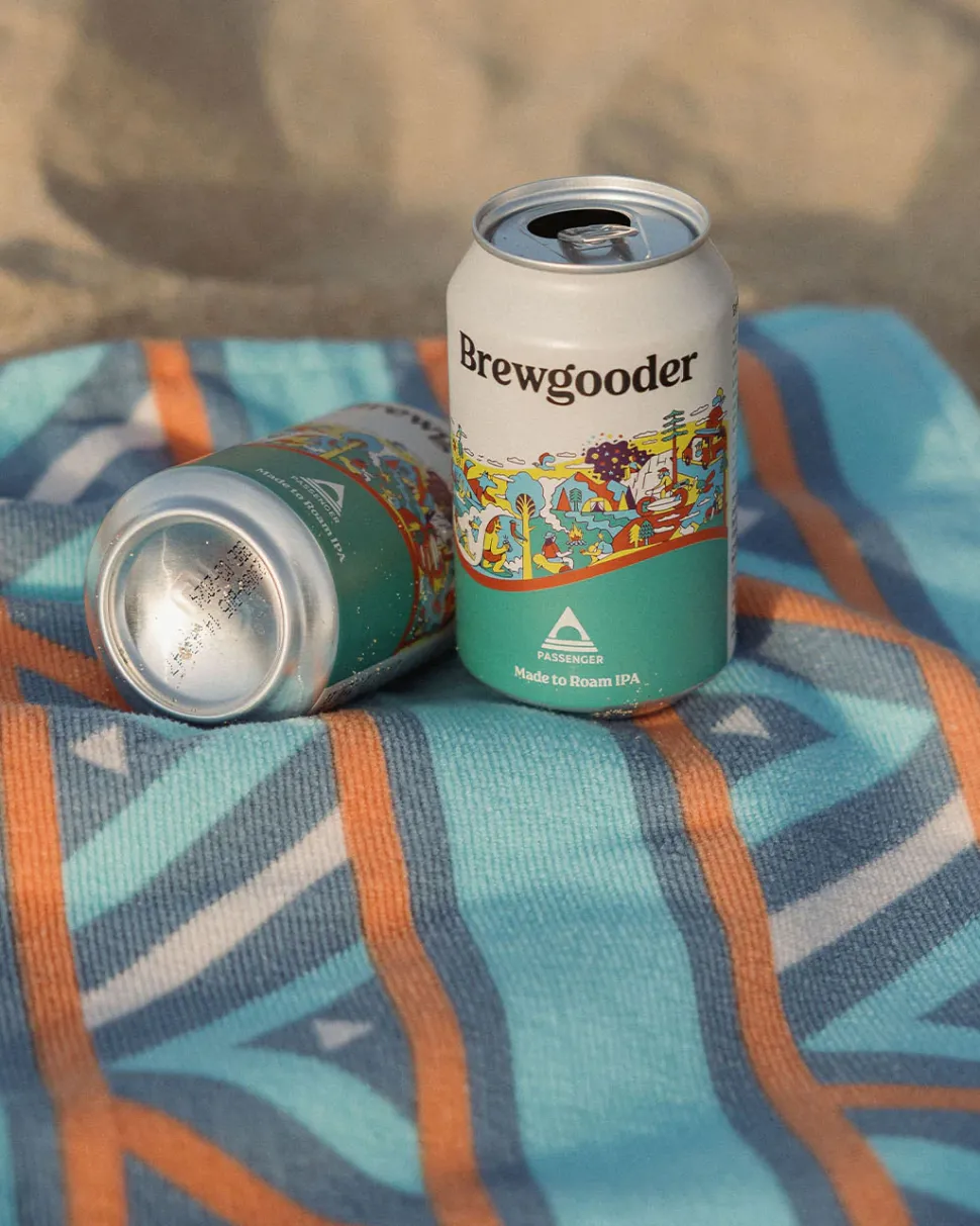 Portland Beach Recycled Towel