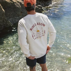 Roll Slow Recycled Cotton Sweatshirt