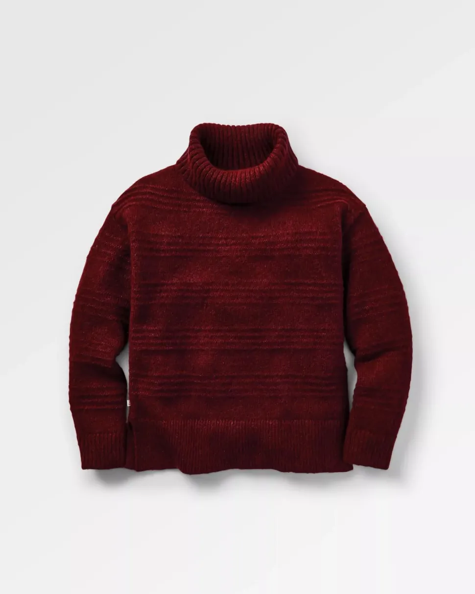 Snug Recycled Polo Neck Knitted Jumper