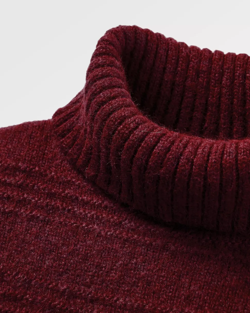 Snug Recycled Polo Neck Knitted Jumper