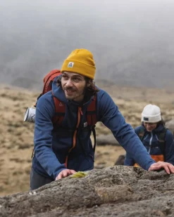 Vertical Full Zip Hooded Recycled Fleece