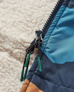 Waves Recycled Sherpa Lined Changing Robe