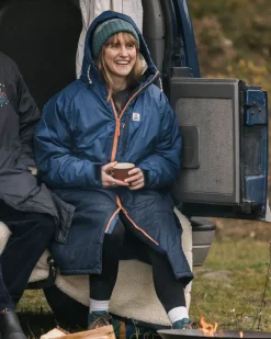 Waves Recycled Sherpa Lined Changing Robe