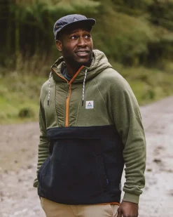 Woodland Hooded 1/2 Zip Polar Fleece