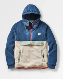 Woodland Hooded 1/2 Zip Recycled Polar Fleece