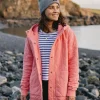 Clementine Recycled Quilted Popper Up Hoodie