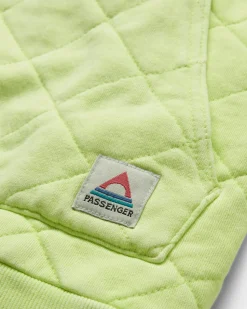 Clementine Recycled Quilted Popper Up Hoodie