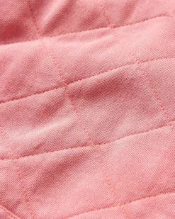 Clementine Recycled Quilted Popper Up Hoodie