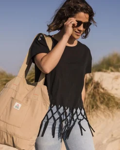 Henna Recycled Cotton Tassel T-Shirt