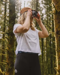 Magnolia Recycled Cotton Crochet Trim T-Shirt