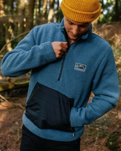 Oceanside Recycled Polar-Lined Sherpa Fleece