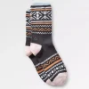 Organic Midweight Patterned Socks