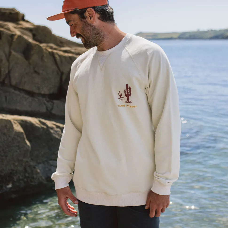 Roll Slow Recycled Cotton Sweatshirt