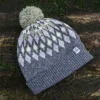 Snowdrop Recycled Bobble Hat