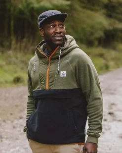 Woodland Hooded 1/2 Zip Polar Fleece