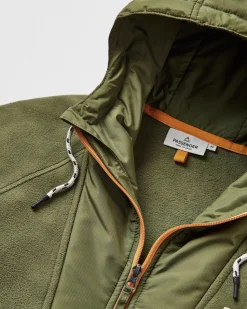 Woodland Hooded 1/2 Zip Polar Fleece